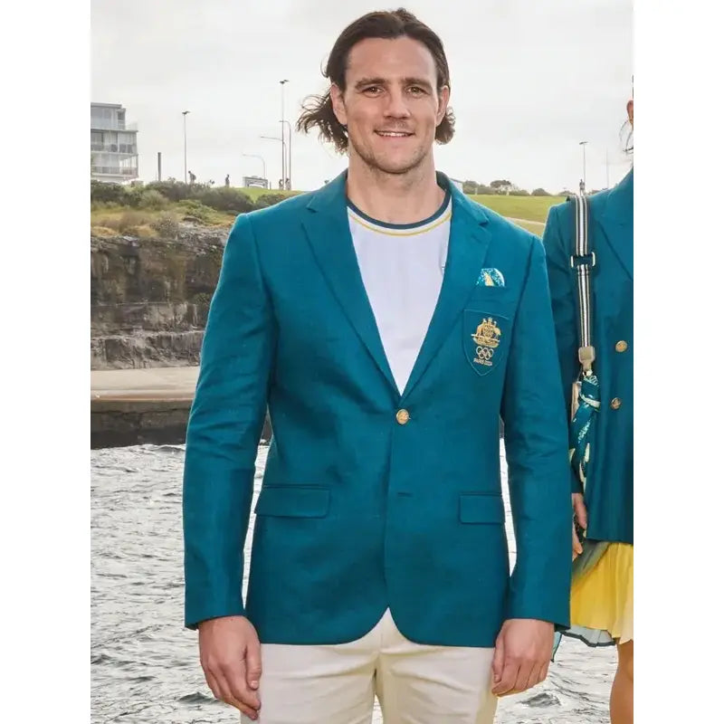 2024 Australian Olympic Green Uniform Blazer