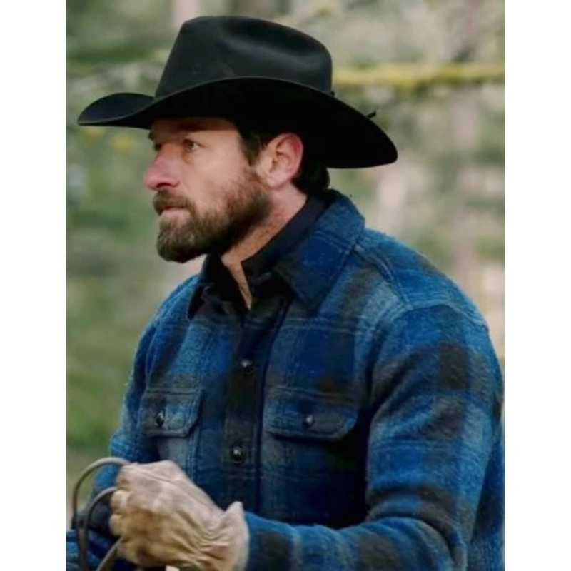 Tv Series Yellowstone Ryan Flannel Jacket