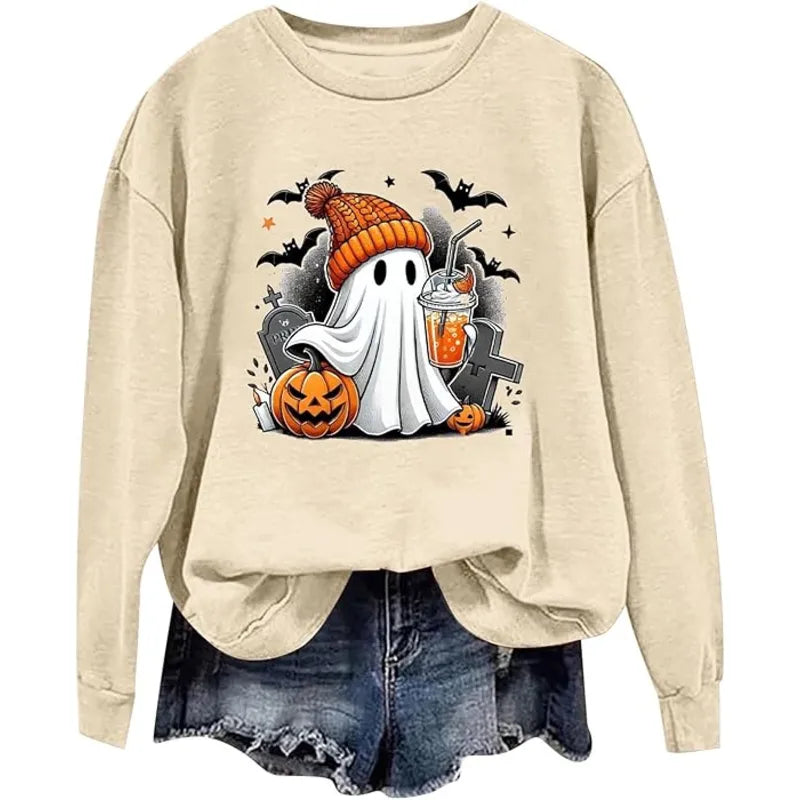 Spooky Season Party Funny Ghost Sweatshirt