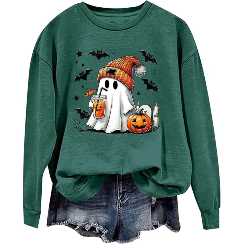 Spooky Season Party Funny Ghost Sweatshirt