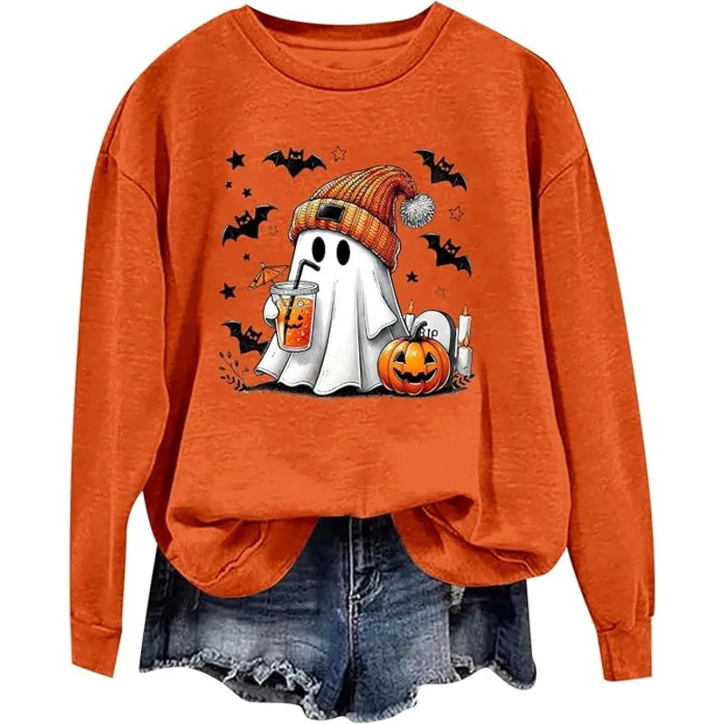 Spooky Season Party Funny Ghost Sweatshirt