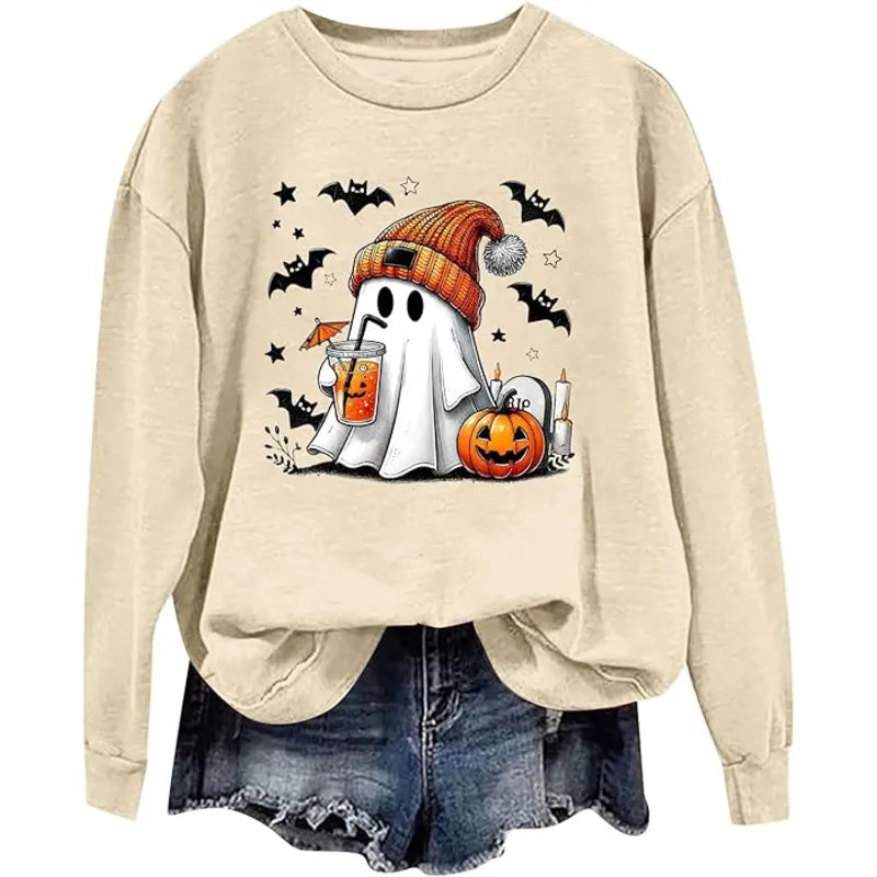 Spooky Season Party Funny Ghost Sweatshirt