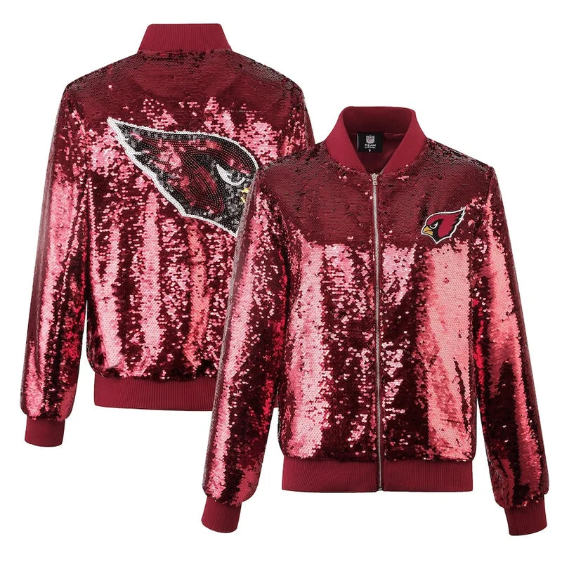 Arizona Cardinals Cuce Cardinal Sequin Jacket