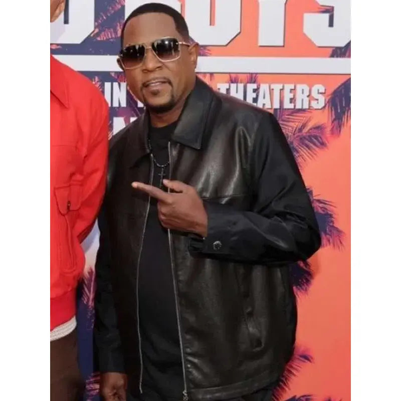 Bad Boys Ride or Die Martin Lawrence Black Leather Jacket