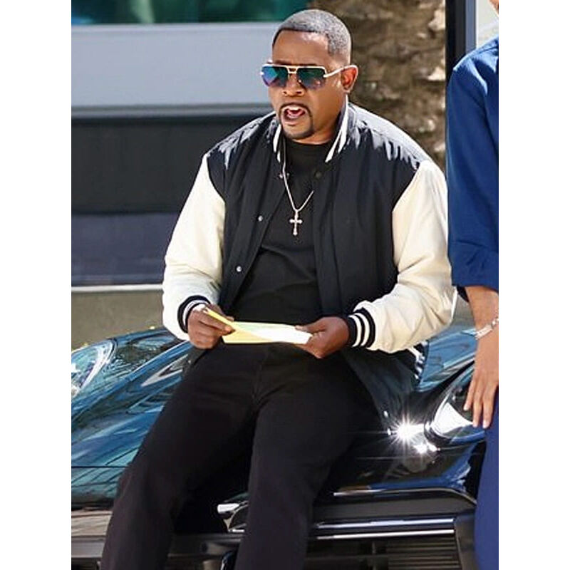 Martin Lawrence's Black Varsity Jacket Bad Boys Ride Or Die 2024