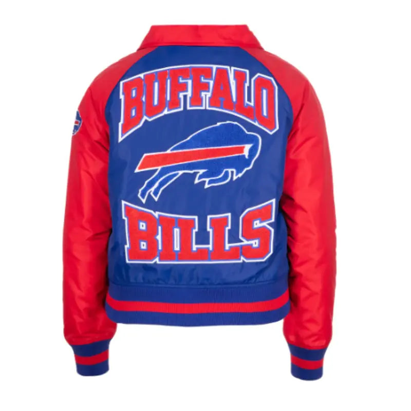 Bills New Era Throwback Full Snap Jacket