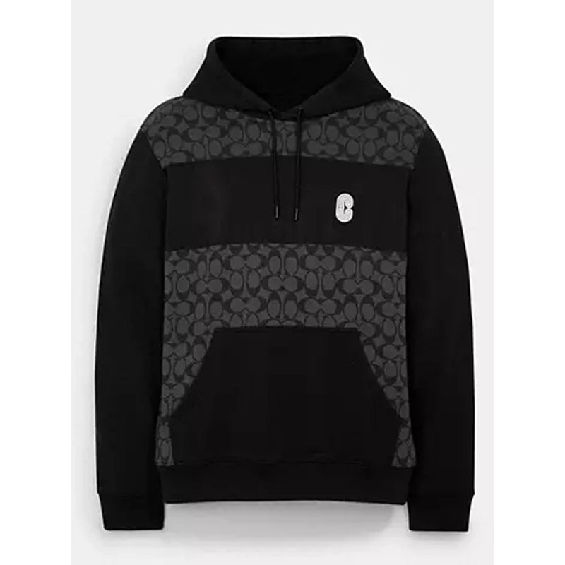 Coach Signature Pullover Fleece Hoodie