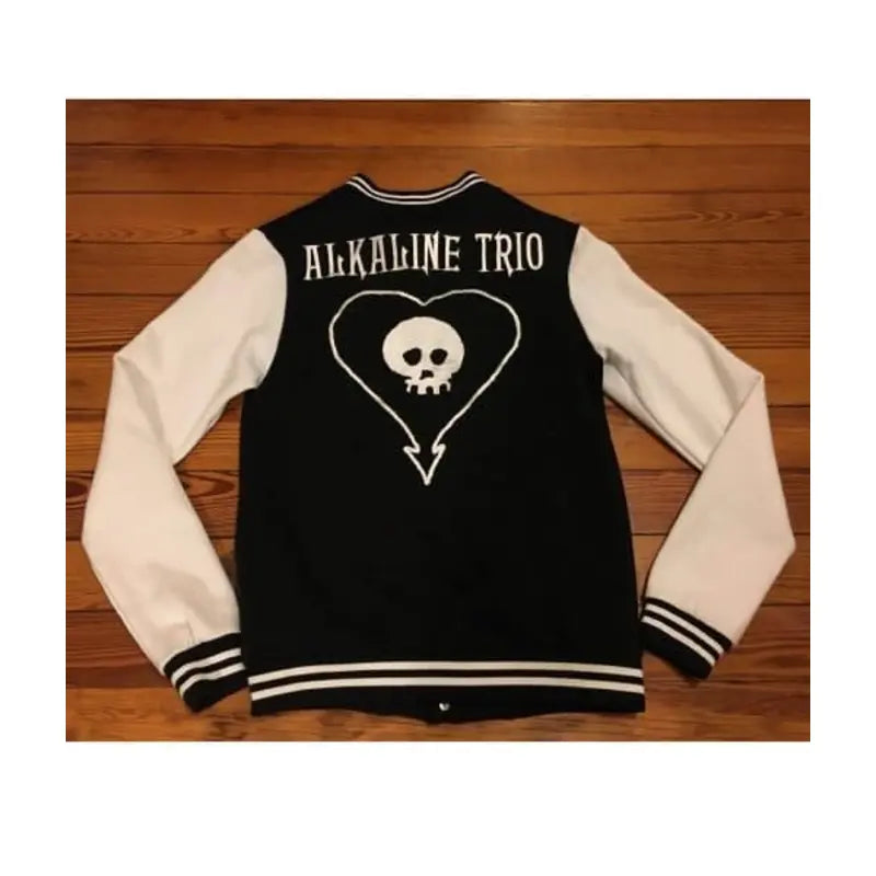 Alkaline Trio Skull Wool Varsity Jacket