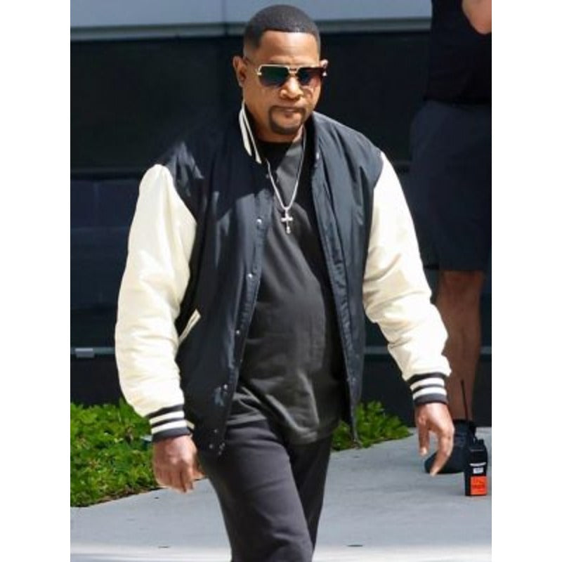 Martin Lawrence's Black Varsity Jacket Bad Boys Ride Or Die 2024