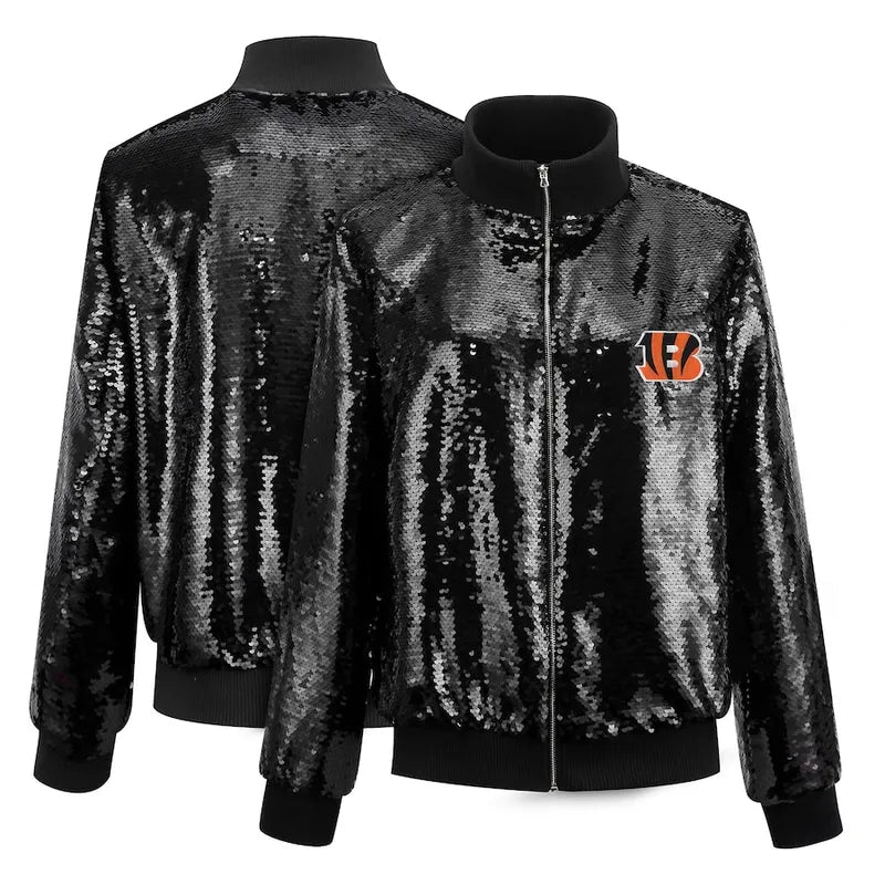 Cincinnati Bengals Cuce Sequins Jacket