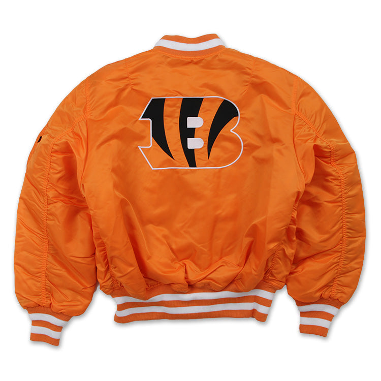 Cincinnati Bengals Alpha Industries Bomber Jacket