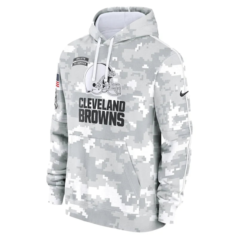 Cleveland Browns 2024 Arctic Camo Flag Hoodie