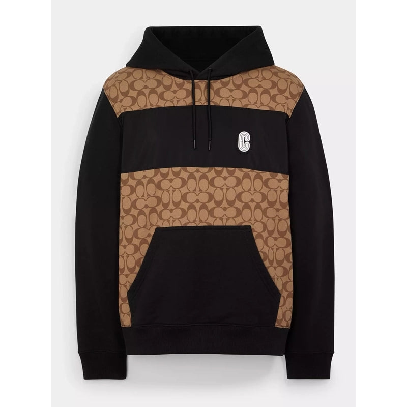 Coach Signature Pullover Fleece Hoodie