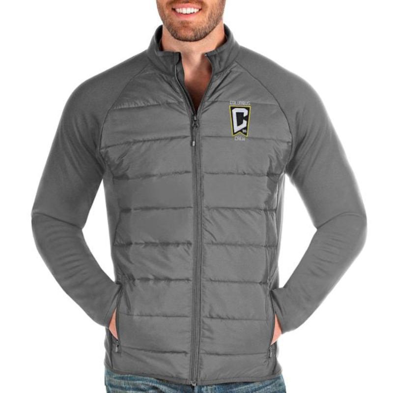 Columbus Crew Unisex Black & Grey Puffer Jacket