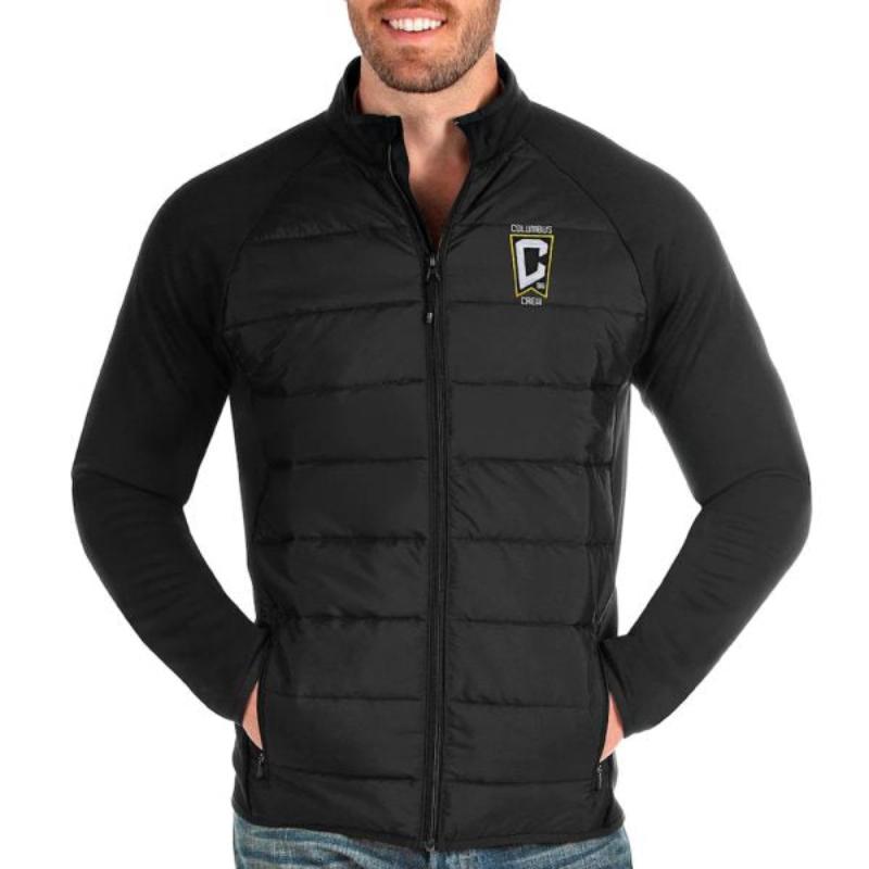 Columbus Crew Unisex Black & Grey Puffer Jacket