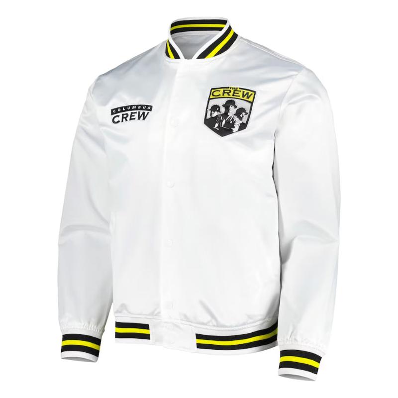 Columbus Crew White City Satin Jacket