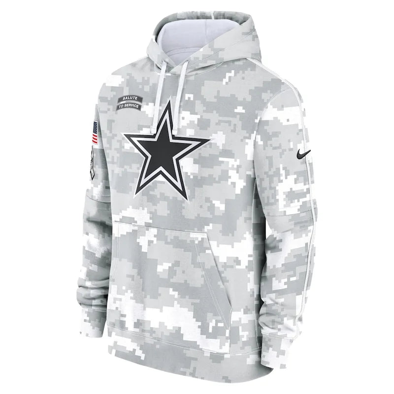 Dallas Cowboys 2024 Arctic Camo Flag Hoodie