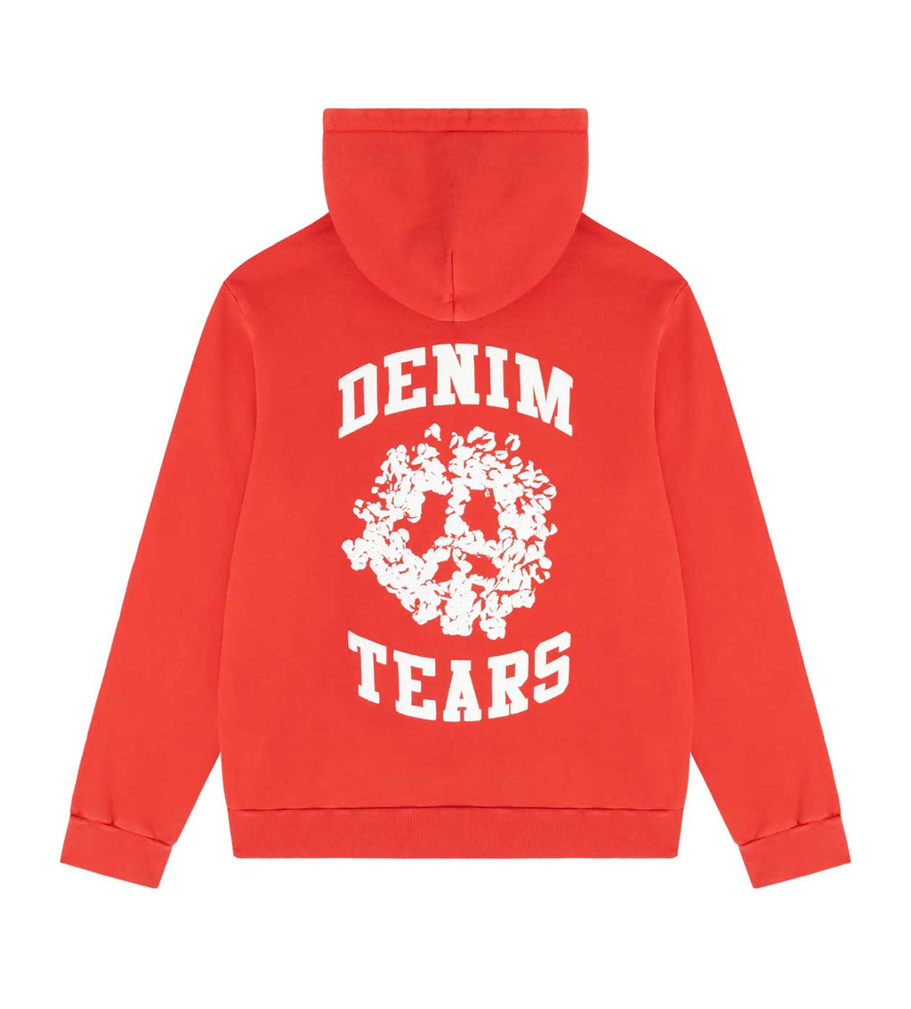 Denim Tears University Red Hoodie