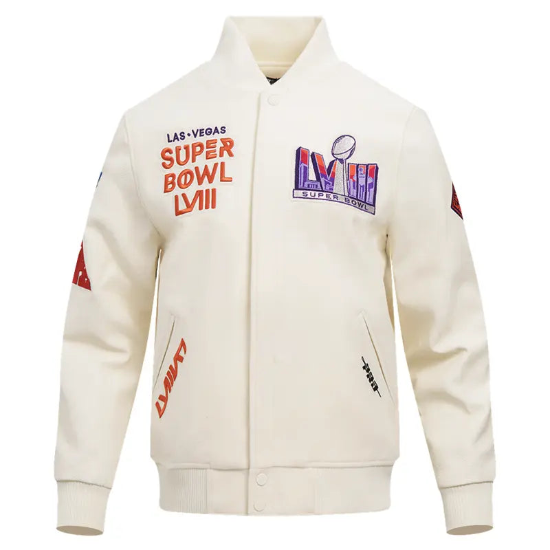 Superbowl Lviii Men's Wool Varsity Jacket