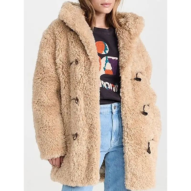 Emily In Paris S04 Lily Collins Shearling Fur Jacket