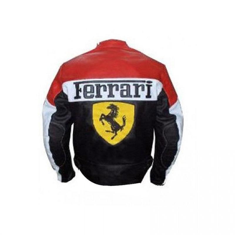 Ferrari Biker Unisex Leather Jacket