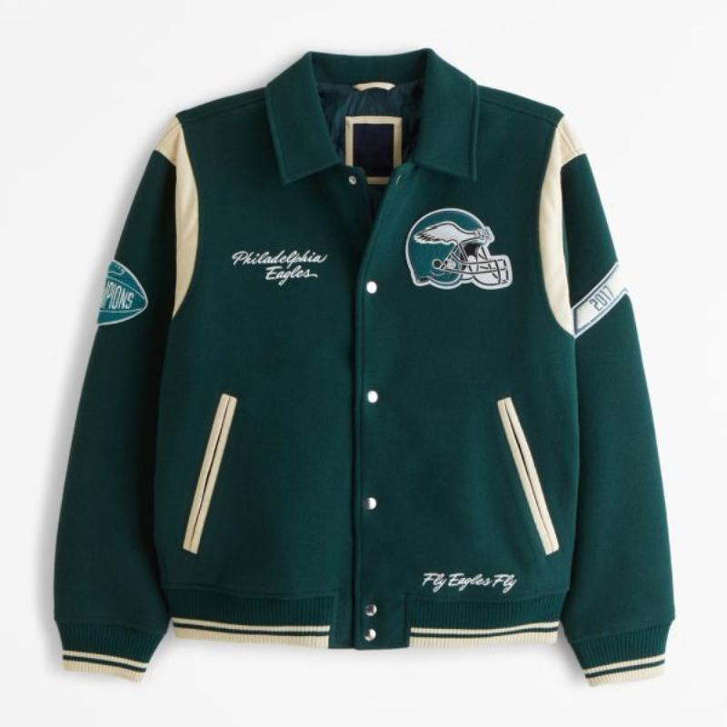 Fly Eagles Fly Philadelphia Eagles Varsity Jacket