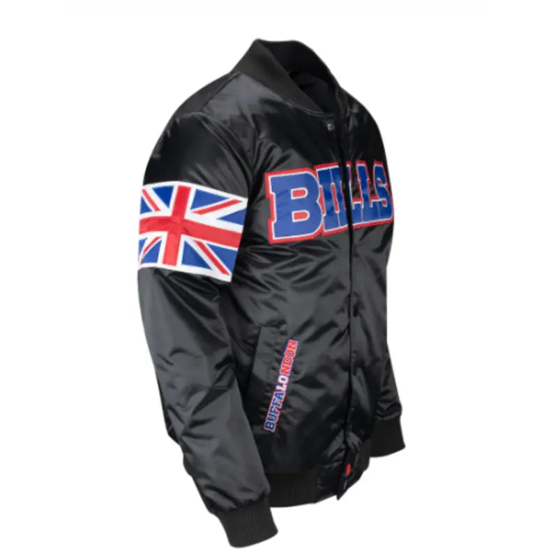 GIII Starter Bills London Mafia Exclusive Varsity Black Jacket