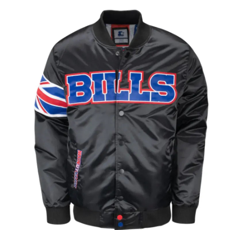 GIII Starter Bills London Mafia Exclusive Varsity Black Jacket