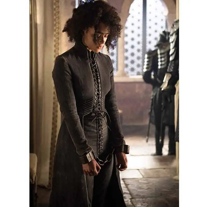 Game of Thrones Nathalie Emmanuel Women's Wool Coat