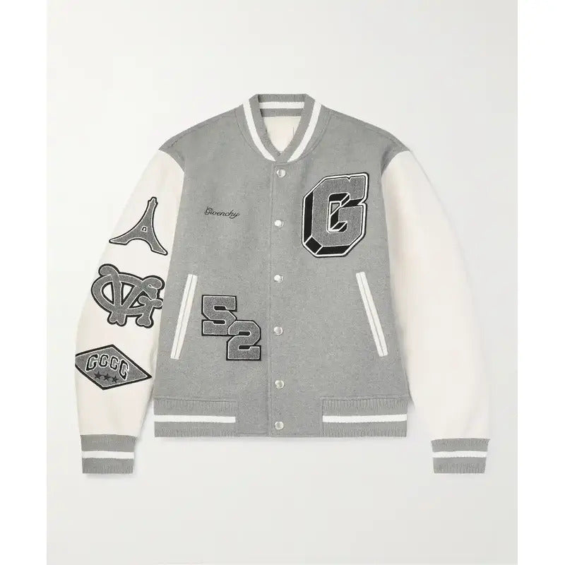 Grey Varsity Jacket