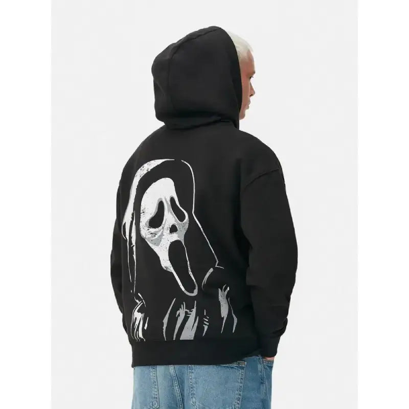 Halloween Ghostface Black Pullover Hoodie