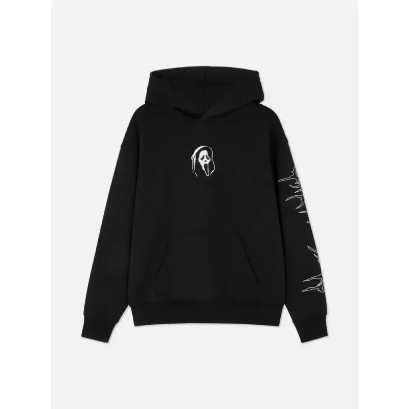 Halloween Ghostface Black Pullover Hoodie