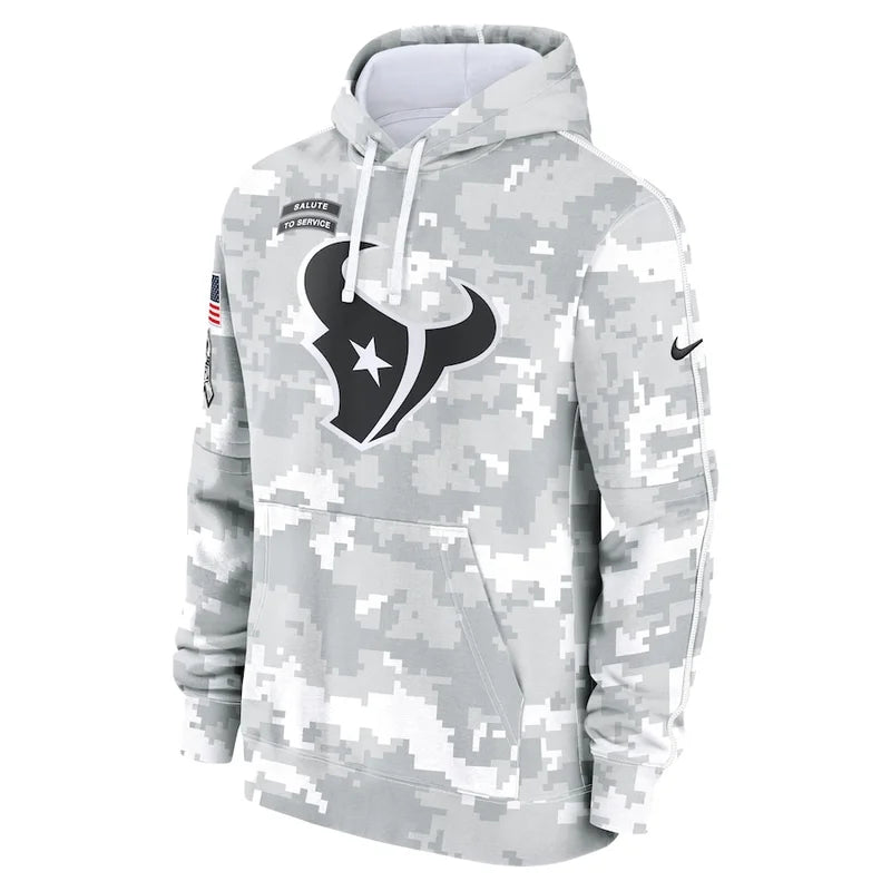 Houston Texans Chargers 2024 Arctic Camo Flag Hoodie