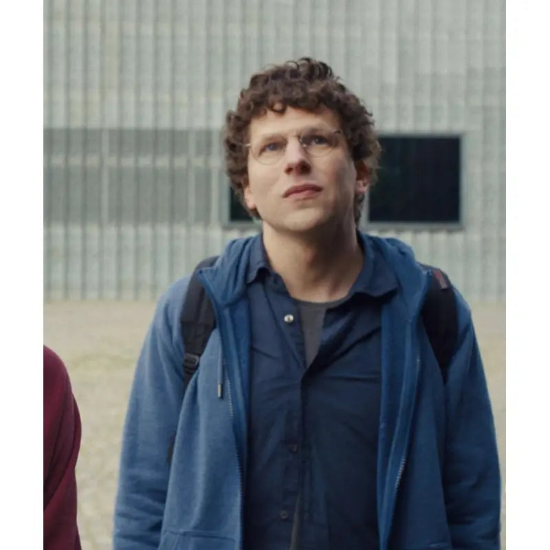 A Real Pain Jesse Eisenberg Fleece Zipper Hoodie