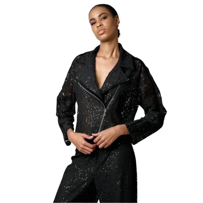 Lace With Sequins Jacket