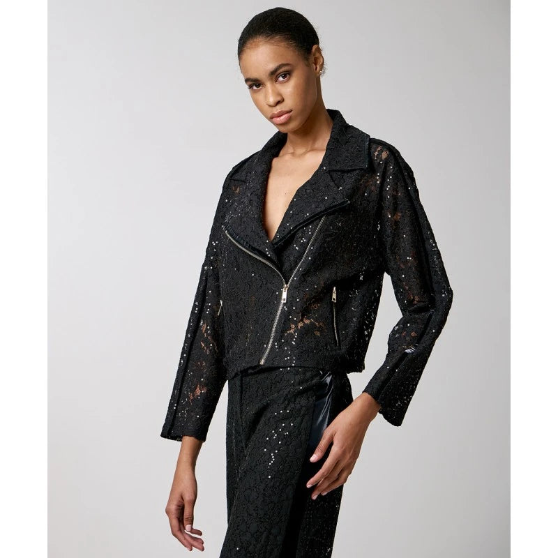 Lace With Sequins Jacket