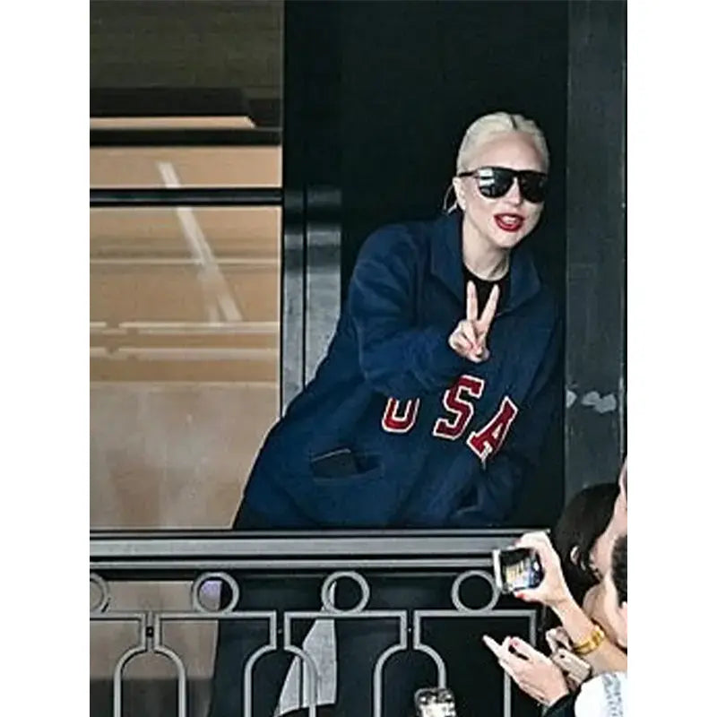 Lady Gaga USA 2024 Olympics Half Zip Jacket