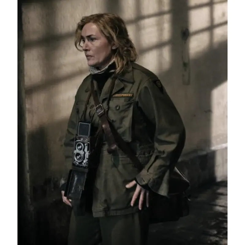 Kate Winslet Lee (2023) Military Jacket