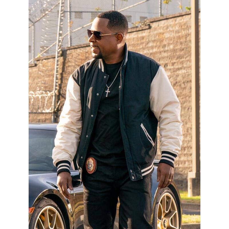 Martin Lawrence's Black Varsity Jacket Bad Boys Ride Or Die 2024