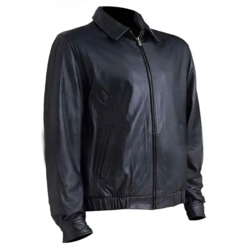 Men's High Quality Black Bomber Jacket