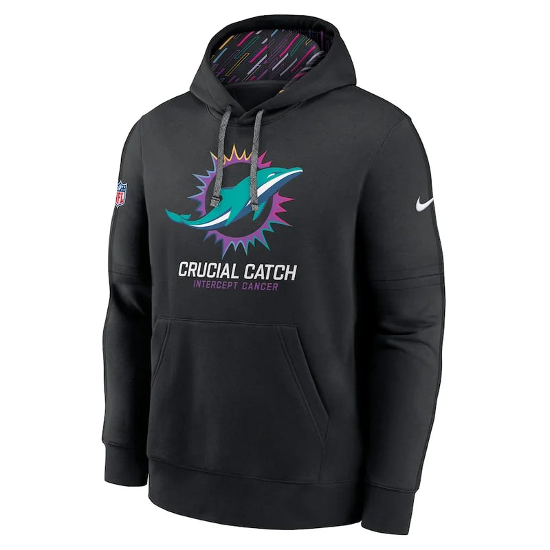 Miami Dolphins Black Hoodie