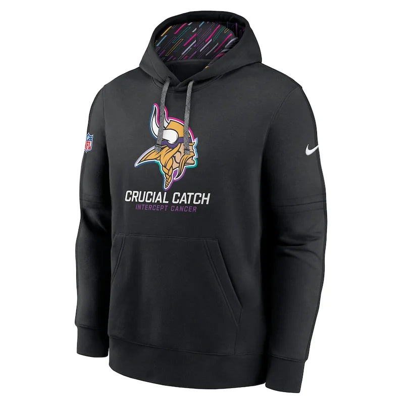 Minnesota Vikings Black Hoodie