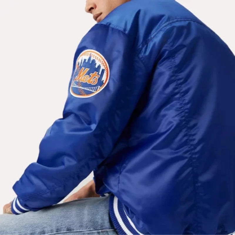 New York Mets Blue Trucker Jacket