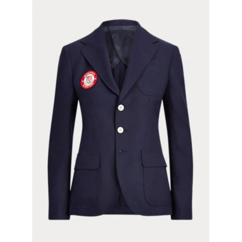 Team Usa Olympic 2021 Navy Blazer Jacket