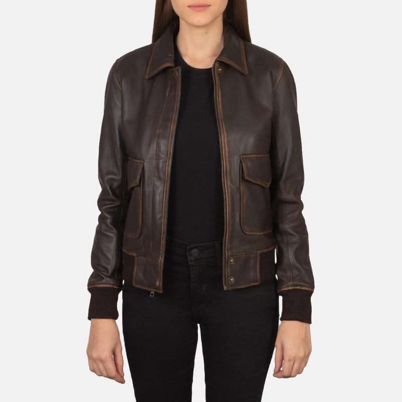 Westa A-2 Real Leather Bomber Jacket