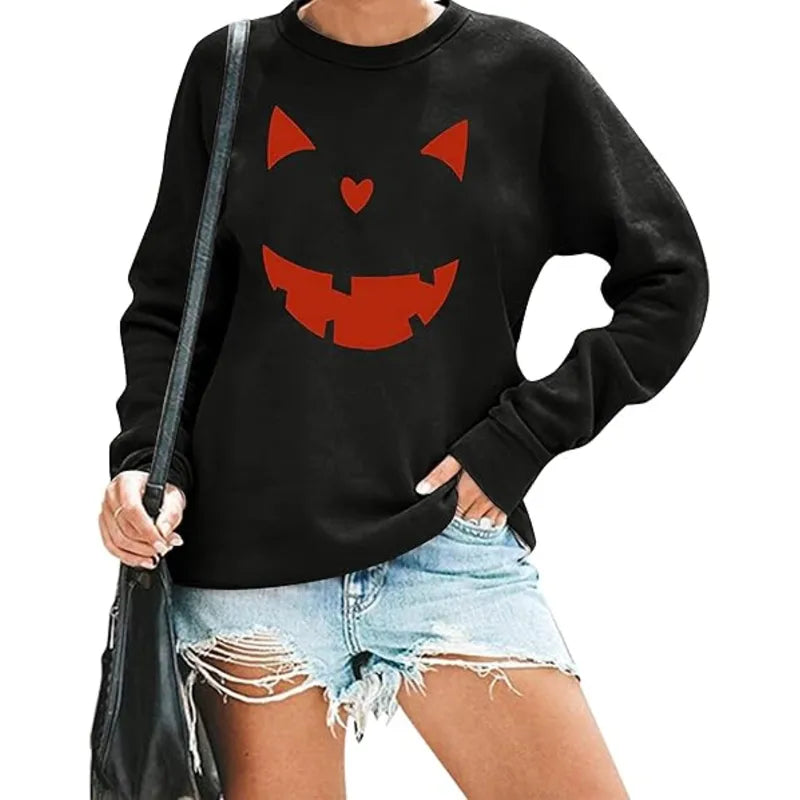 Pumpkin Face LOTUCY Halloween Sweatshirts