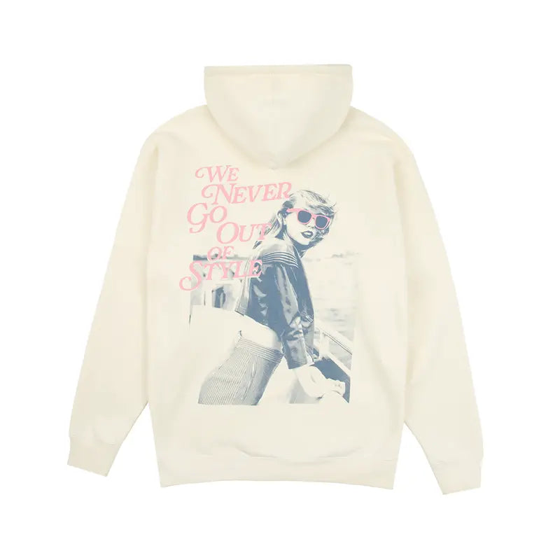 Taylor’s 1989 Version Style Beige Pullover Hoodie For Men & Women