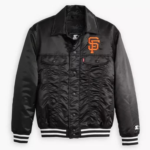 San Francisco Giants Baseball Team Black Jacket