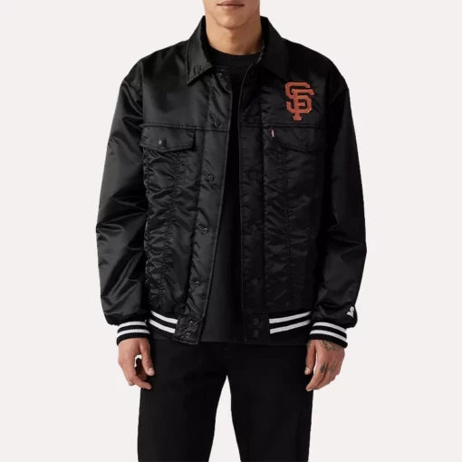 San Francisco Giants Baseball Team Black Jacket