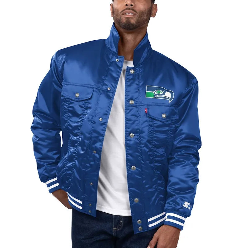 Seattle Seahawks Satin Jacket